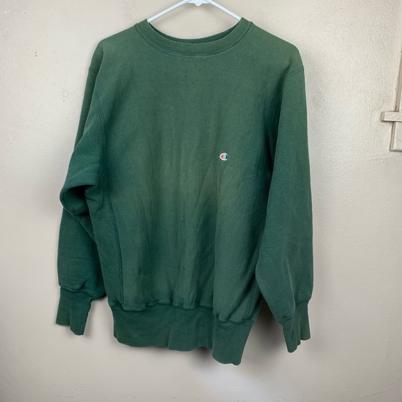 champion green sweater